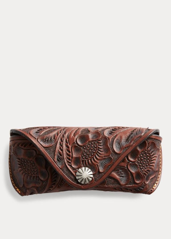 Women's Ralph Lauren Hand-Tooled Eyeglass Case | 632891EYD